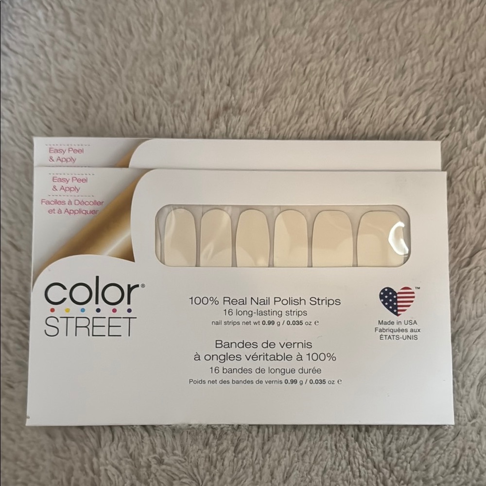 Color Street Swiss and Tell White Nail Polish Strips